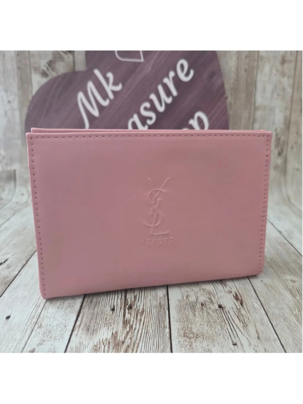Yves Saint Laurent Pink Cosmetic Bag pouch NWOT